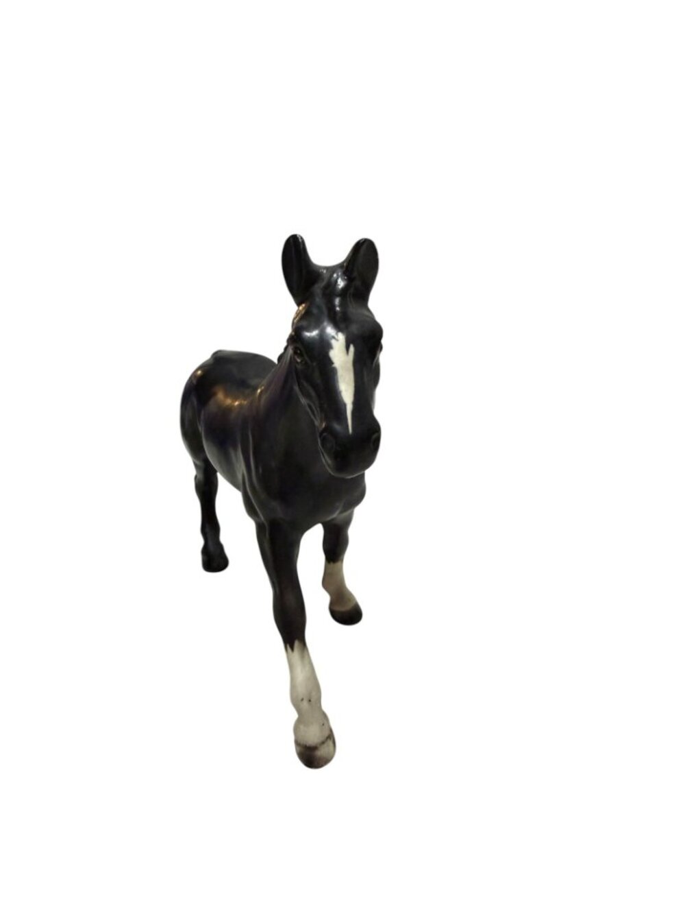 Relco Vintage Ceramic Hand Painted Black Horse Figurine Collectible Japan - Picture 2 of 10